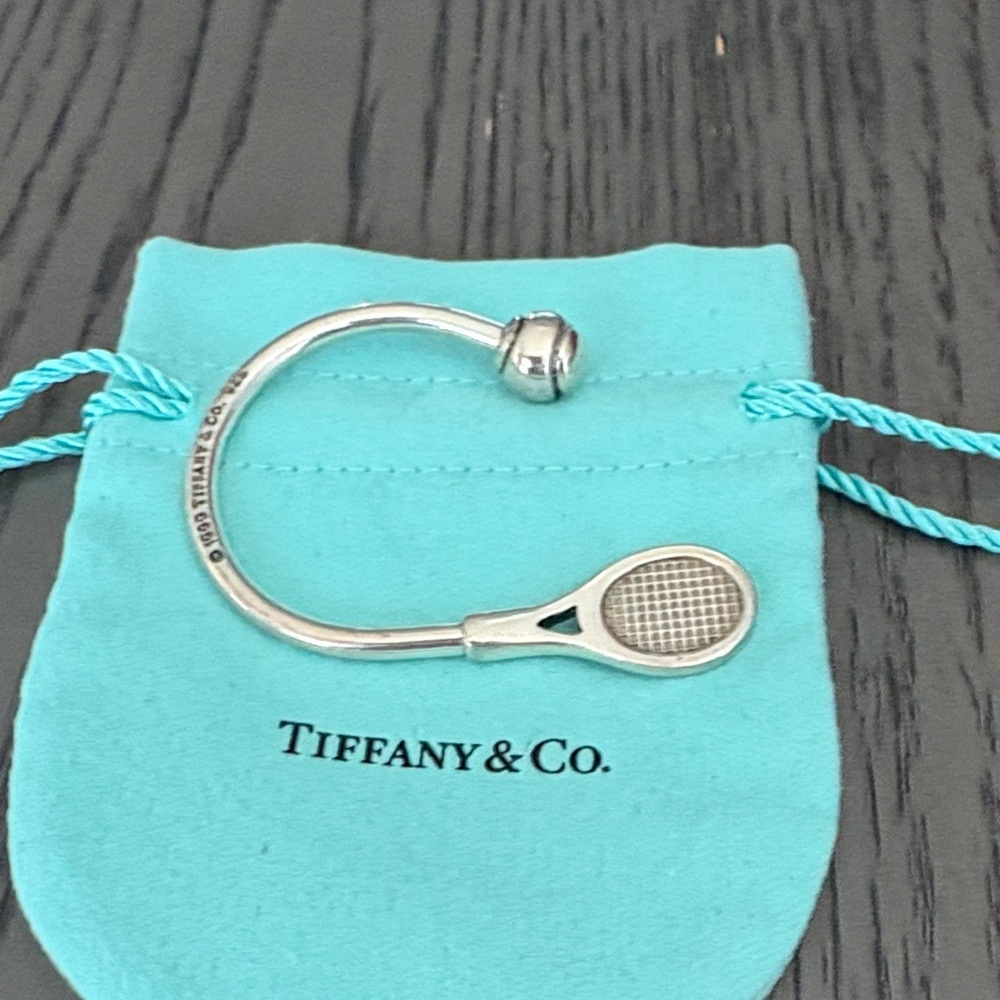 Tiffany & Co. Silver Tennis Racket Key Holder